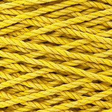 Cargar imagen en el visor de la galería, Cuerda Algodón 2mm Makrama 100m Amarillo
