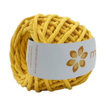 Cargar imagen en el visor de la galería, Hilaza Algodón Mini 4mm Makrama 150gr Amarillo Mango
