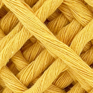 Hilaza Algodón Mini 4mm Makrama 150gr Amarillo Mango