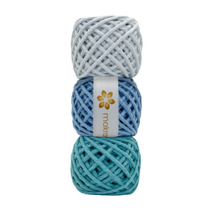 Kit Hilaza Algodón 3mm Makrama Colores Varios 3pz