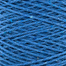 Cargar imagen en el visor de la galería, Cuerda Algodón 2mm Makrama 500gr Azul Capri
