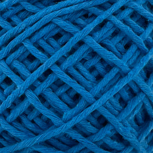 Hilaza Algodón Mini 2mm Makrama 150gr Azul Capri