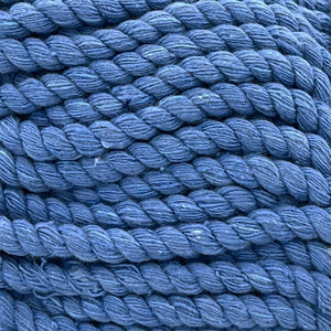 Cuerda Algodón 4mm Makrama Azul Celeste