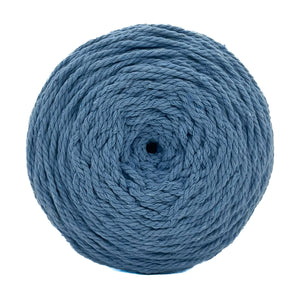 Cuerda Algodón 2mm Makrama 500gr Azul Claro