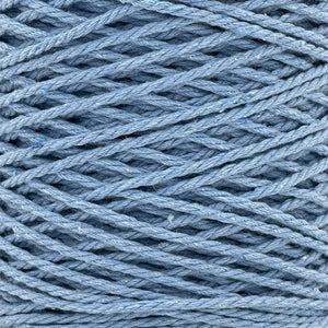 Cuerda Algodón 2mm Makrama 500gr Azul Claro