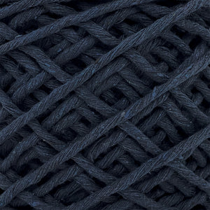 Hilaza Algodón 3mm Makrama 100m Azul Marino