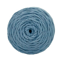 Cargar imagen en el visor de la galería, Cuerda Algodón 2mm Makrama 500gr Azul Pastel

