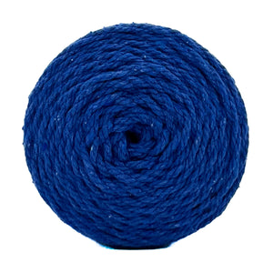 Cuerda Algodón 2mm Makrama 500gr Azul Rey