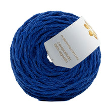 Cargar imagen en el visor de la galería, Cuerda Algodón Mini 2mm Makrama 150gr Azul Rey
