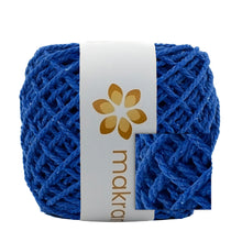 Cargar imagen en el visor de la galería, Cuerda Algodón Mini 2mm Makrama 150gr Azul Rey
