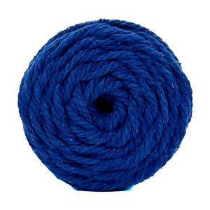 Cuerda Algodón 2mm Makrama 100m Azul Rey