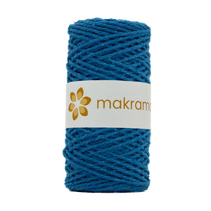 Cuerda Algodón 2mm Makrama 100m Azul Turquesa