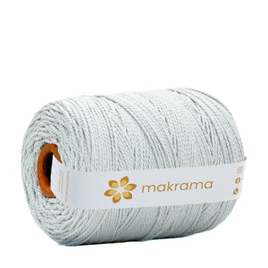 Cuerda Algodón 2mm Makrama 1kg Blanco