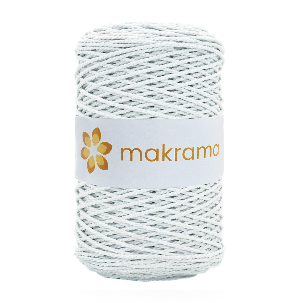 Cuerda Algodón 2mm Makrama 500gr Blanco
