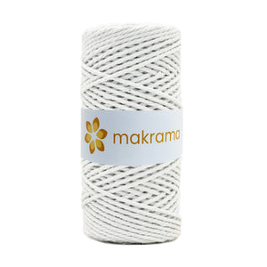 Cuerda Algodón 2mm Makrama 100m Blanco