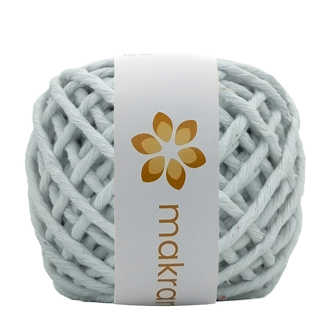 Hilaza Algodón Mini 3mm Makrama 150gr Blanco