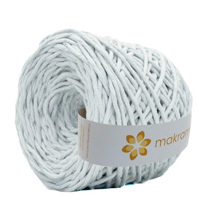 Hilaza Algodón 4mm Makrama 500gr Blanco