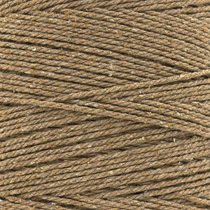 Cuerda Algodón 2mm Makrama 1kg Café Caramelo