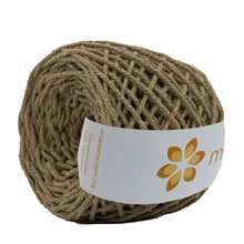 Cargar imagen en el visor de la galería, Cuerda Algodón Mini 2mm Makrama 150gr Café Caramelo

