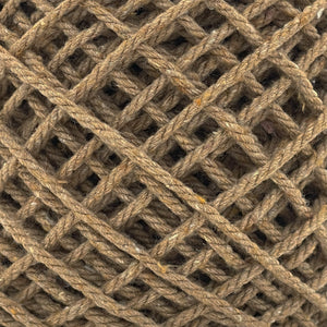 Cuerda Algodón Mini 2mm Makrama 150gr Café Caramelo