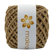 Cargar imagen en el visor de la galería, Hilaza Algodón Mini 3mm Makrama 150gr Café Caramelo
