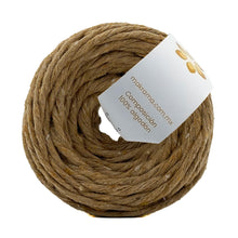 Cargar imagen en el visor de la galería, Hilaza Algodón Mini 3mm Makrama 150gr Café Caramelo

