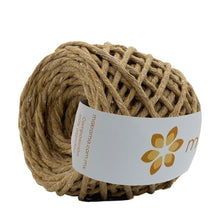 Cargar imagen en el visor de la galería, Hilaza Algodón Mini 3mm Makrama 150gr Café Caramelo
