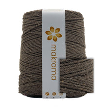 Cargar imagen en el visor de la galería, Cuerda Algodón 2mm Makrama 1kg Café Chocolate
