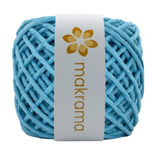 Cargar imagen en el visor de la galería, Hilaza Algodón 4mm Makrama 500gr Azul Celeste
