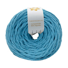 Cargar imagen en el visor de la galería, Hilaza Algodón 4mm Makrama 500gr Azul Celeste
