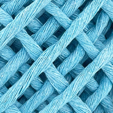 Cargar imagen en el visor de la galería, Hilaza Algodón 4mm Makrama 500gr Azul Celeste
