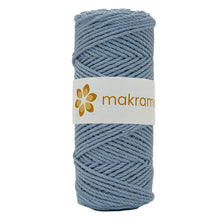 Cargar imagen en el visor de la galería, Cuerda Algodón 2mm Makrama 100m Azul Pastel
