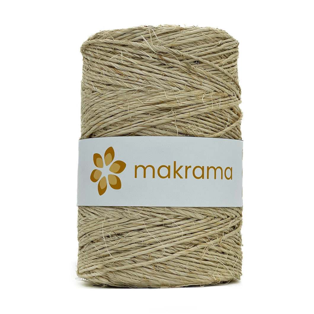 Fibra Natural Henequén Makrama 2mm 850gr