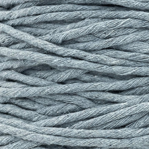 Hilaza Algodón 4mm Makrama 1kg Gris Ártico