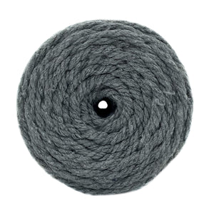 Cuerda Algodón 2mm Makrama 100m Gris Denim