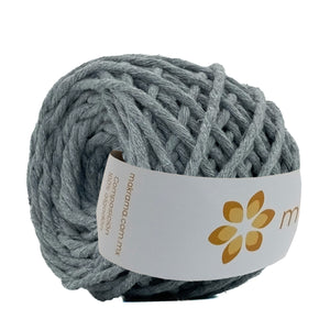 Hilaza Algodón Mini 3mm Makrama 150gr Gris Denim