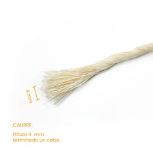 Cargar imagen en el visor de la galería, Hilaza Algodón 4mm Makrama 1kg Azul Plumbago
