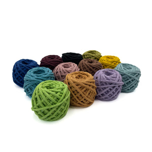 Mix Hilaza Algodón 4mm Makrama Colores Surtidos 12pz