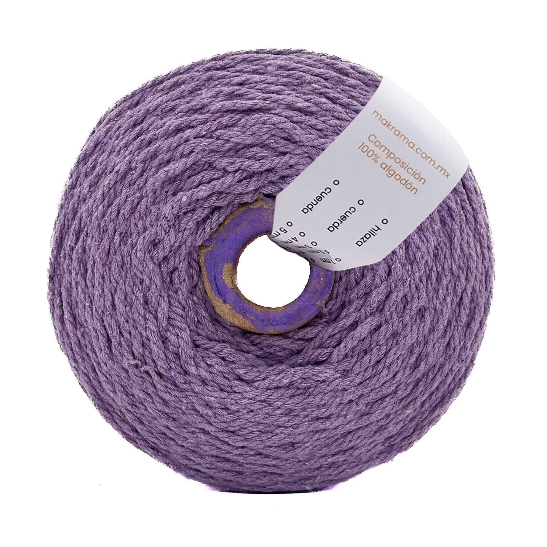 Hilo Macrame Lila 100 Gr Para Tejer 1 Mm