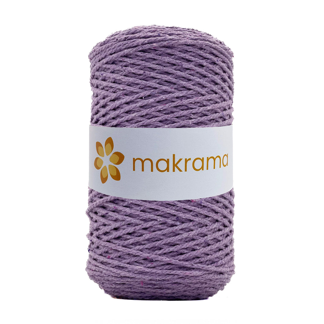 Cuerda Algodón 2mm Makrama 500gr Lila