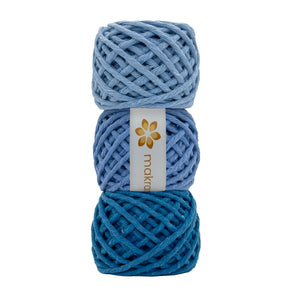 Kit Hilaza Algodón 3mm Makrama Colores Varios 3pz