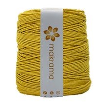 Cargar imagen en el visor de la galería, Cuerda Algodón 2mm Makrama 1kg Amarillo
