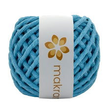 Cargar imagen en el visor de la galería, Hilaza Algodón Mini 4mm Makrama 150gr Azul Celeste
