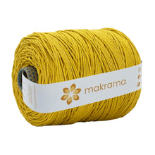 Cargar imagen en el visor de la galería, Cuerda Algodón 2mm Makrama 1kg Amarillo

