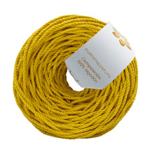Cargar imagen en el visor de la galería, Cuerda Algodón Mini 2mm Makrama 150gr Amarillo
