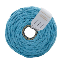 Cargar imagen en el visor de la galería, Hilaza Algodón 4mm Makrama 1kg Azul Celeste
