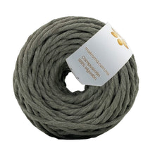 Cargar imagen en el visor de la galería, Hilaza Algodón Mini 3mm Makrama 150gr Verde Seco
