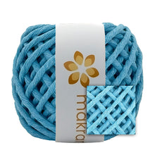 Cargar imagen en el visor de la galería, Hilaza Algodón Mini 4mm Makrama 150gr Azul Celeste
