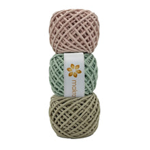Cargar imagen en el visor de la galería, Kit Hilaza Algodón 3mm Makrama Colores Varios 3pz
