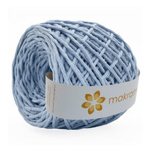 Cargar imagen en el visor de la galería, Hilaza Algodón 3mm Makrama 100m Azul Pastel
